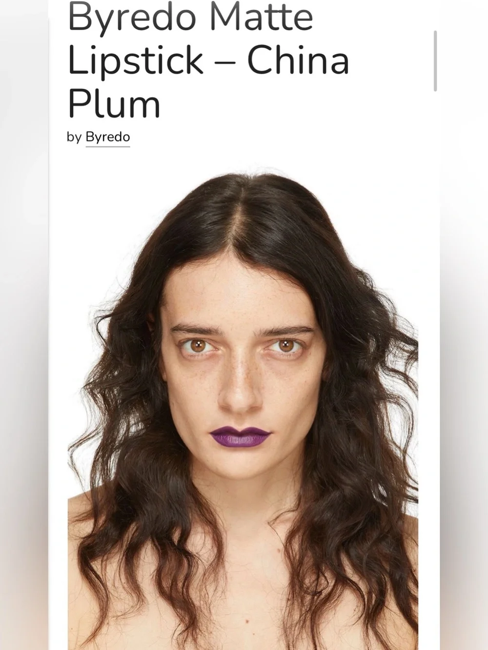 Byredo Matte Lipstick - Plum
